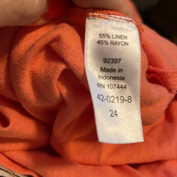 SHIRT- multiple sleeve length Wonderful feel, soft and Wearable Linen/RayonBlend - Picture 7 of 8